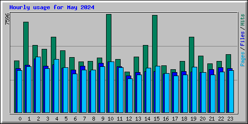 Hourly usage for May 2024