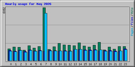 Hourly usage for May 2026